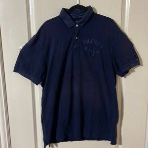Tommy Hilfiger Polo - Large emblem on right side of the chest. Size XL